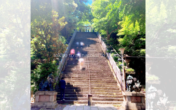東京都港区の愛宕神社の出世の階段