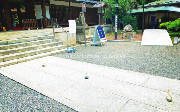 東京都港区赤坂にある乃木神社の境内