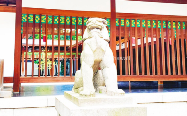 東京都港区赤坂にある乃木神社の狛犬